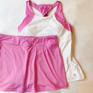 💗❤️Fila Pickleball Tennis Skort and Top Set Size XL
